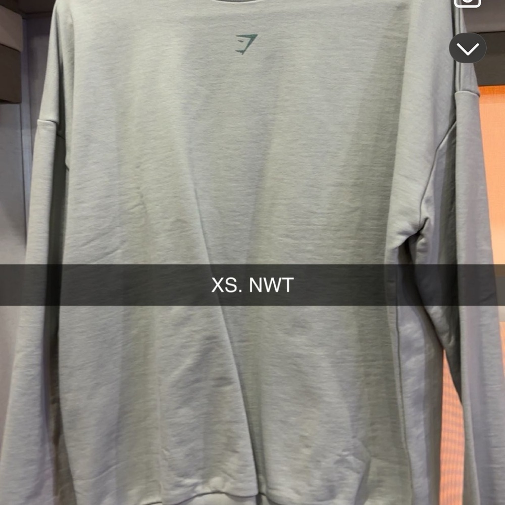 Gymshark Mint Green Crew Neck Sweater